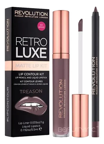 Revolution Retro Luxe Matte Lip Kit